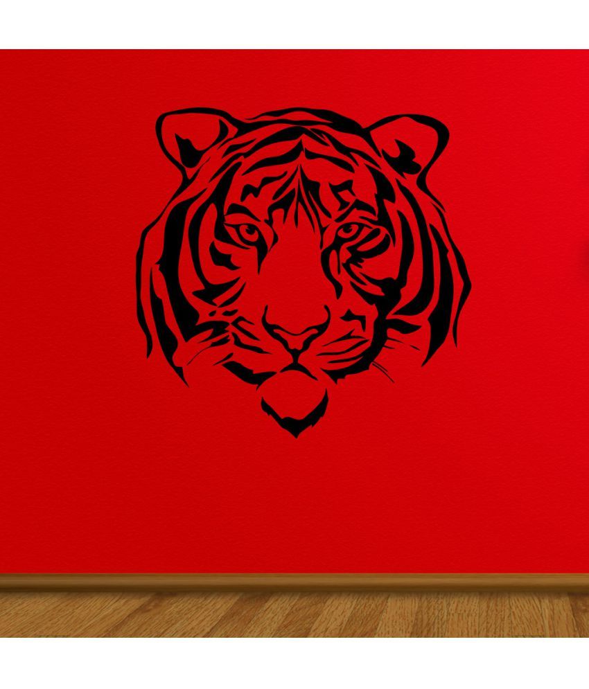     			Decor Villa Lion Face Vinyl Wall Stickers