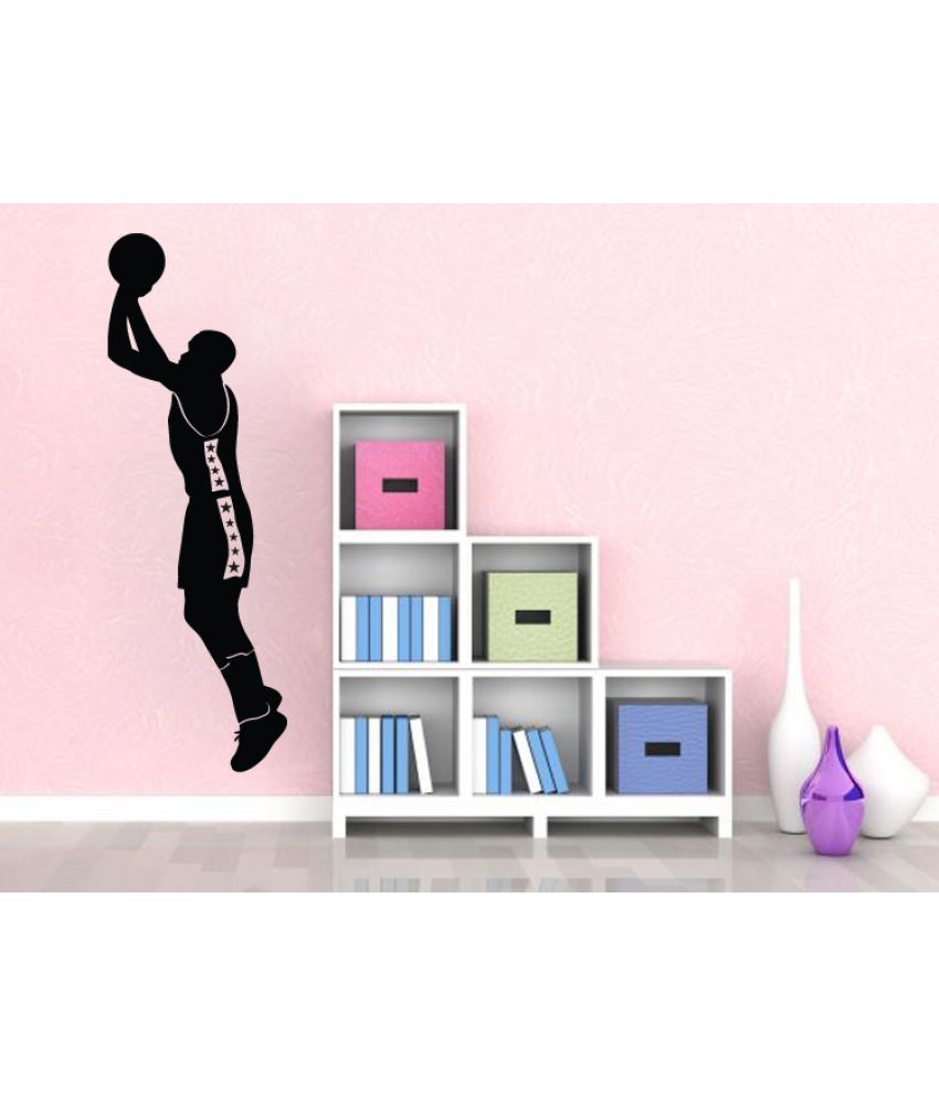     			Decor Villa Basket ball player Vinyl Wall Stickers