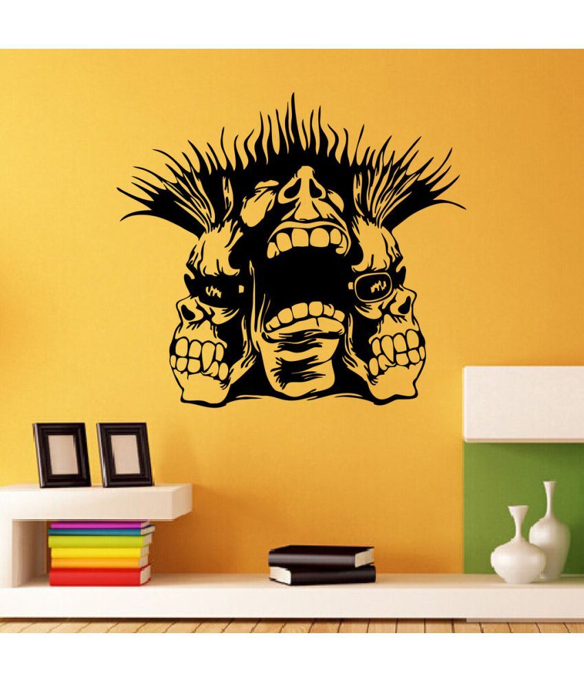     			Decor Villa Goust Faces Vinyl Wall Stickers