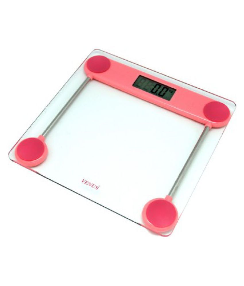 Venus Venus EPS-1002 Pink Transparent Health Body Digital Weighing