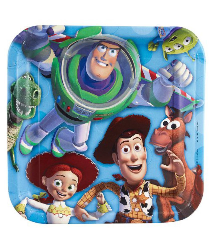 Toy Story 9in Round Plates Buy Toy Story 9in Round Plates Online At Low Price Snapdeal