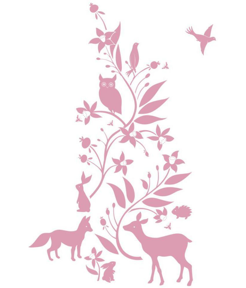 Asian Paints Forest Friends Giant Vinyl Wall Stickers Buy Asian