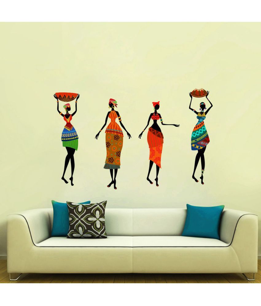     			Decor Villa Four South Lady Vinyl Wall Stickers