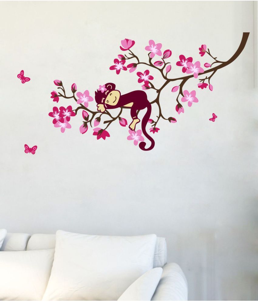     			Decor Villa Monkey Vinyl Wall Stickers