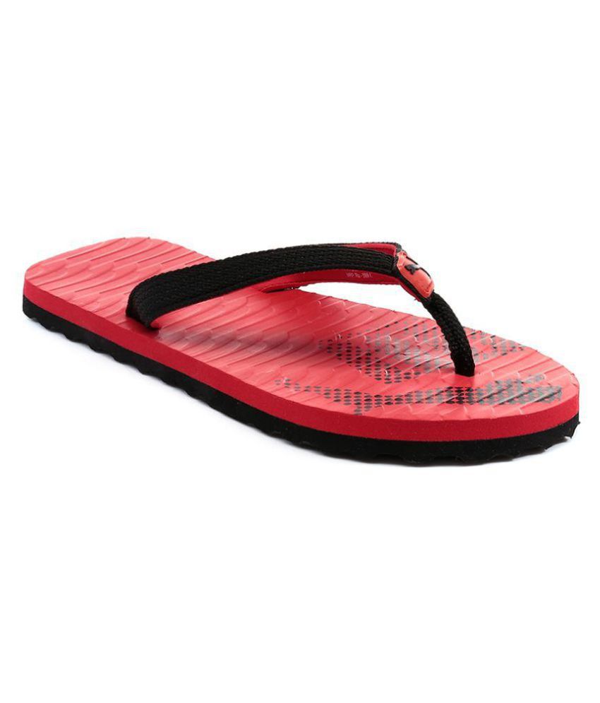 Puma Red Slippers available at SnapDeal for Rs.299