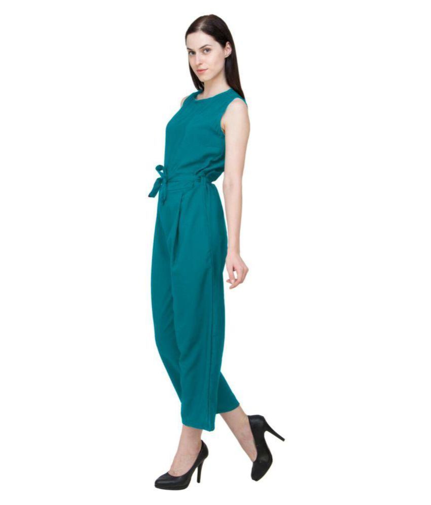 Curvyy Olive Green Polyester Jumpsuits Buy Curvyy Olive Green Polyester Jumpsuits Online at