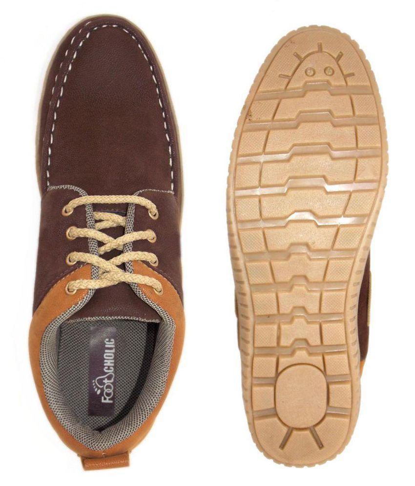 MBS Collection Sneakers Brown Casual Shoes - Buy MBS Collection ...