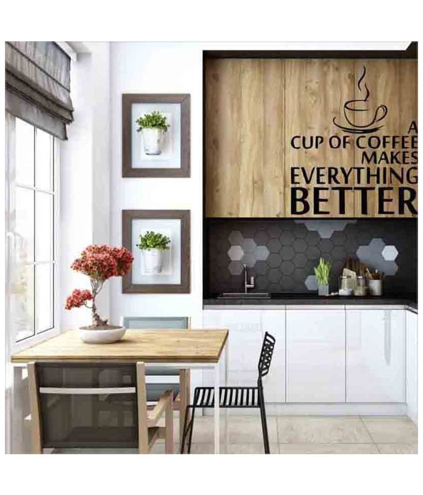     			Decor Villa A cup off coffee Vinyl Wall Stickers