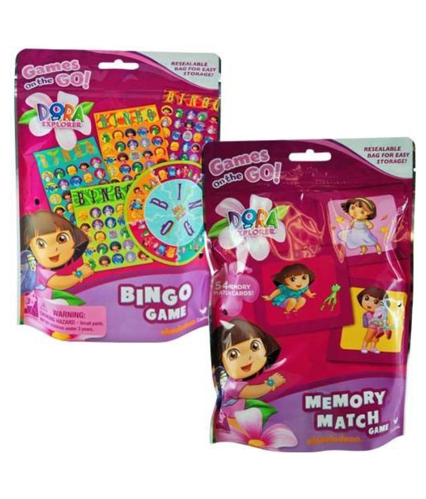 Nickelodeon Dora The Explorer Travel Game Set for Kids - 1 Dora The  Explorer Memory Match Game - Buy Nickelodeon Dora The Explorer Travel Game  Set for Kids - 1 Dora The