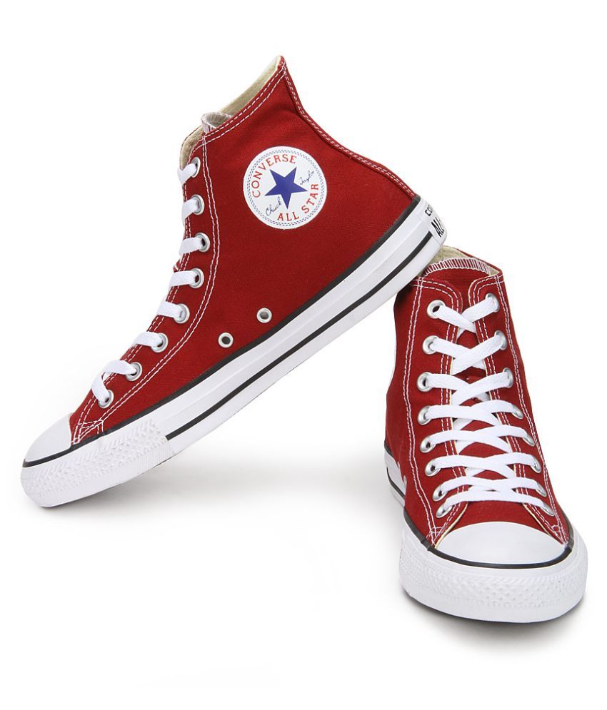 red ankle converse