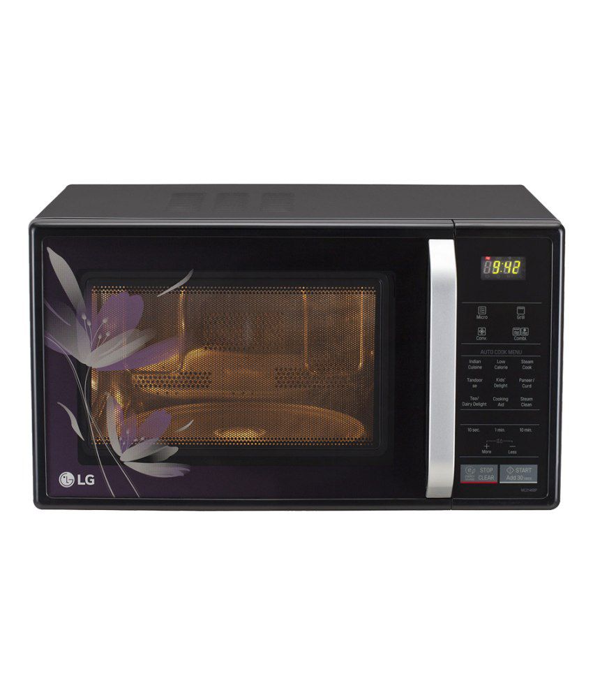 LG 21 Ltrs MC2146BP Convection Microwave Oven Black Price in India