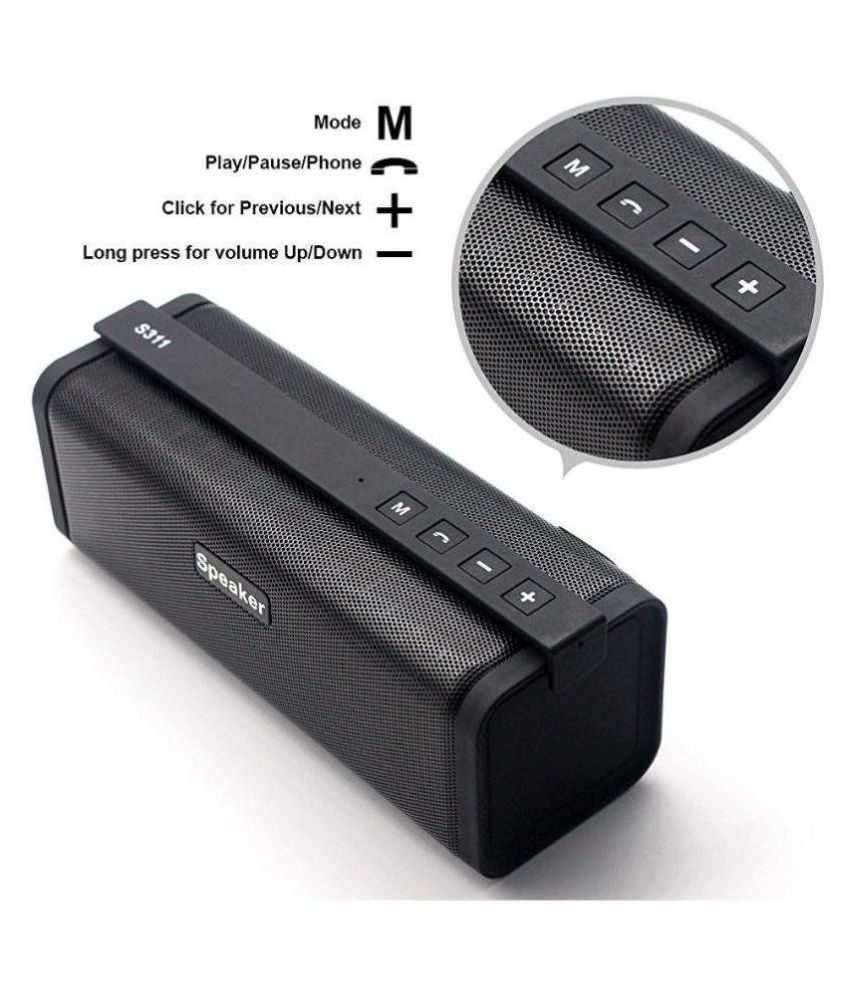 CallOne S311 Portable SpeakerFM, Selfie & Micro SD Slot Bluetooth