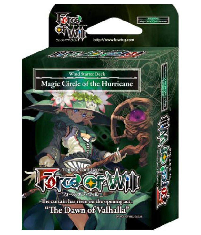 FORCE OF WILL MAGIC CIRCLE OF THE HURRICANE STARTER DECK ~~~ NEW ~~~~~~ 