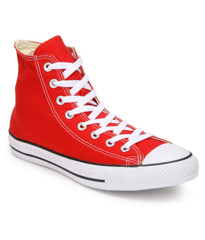 Converse All Star 150762CCTHI High Ankle Sneakers Red Casual Shoes ...