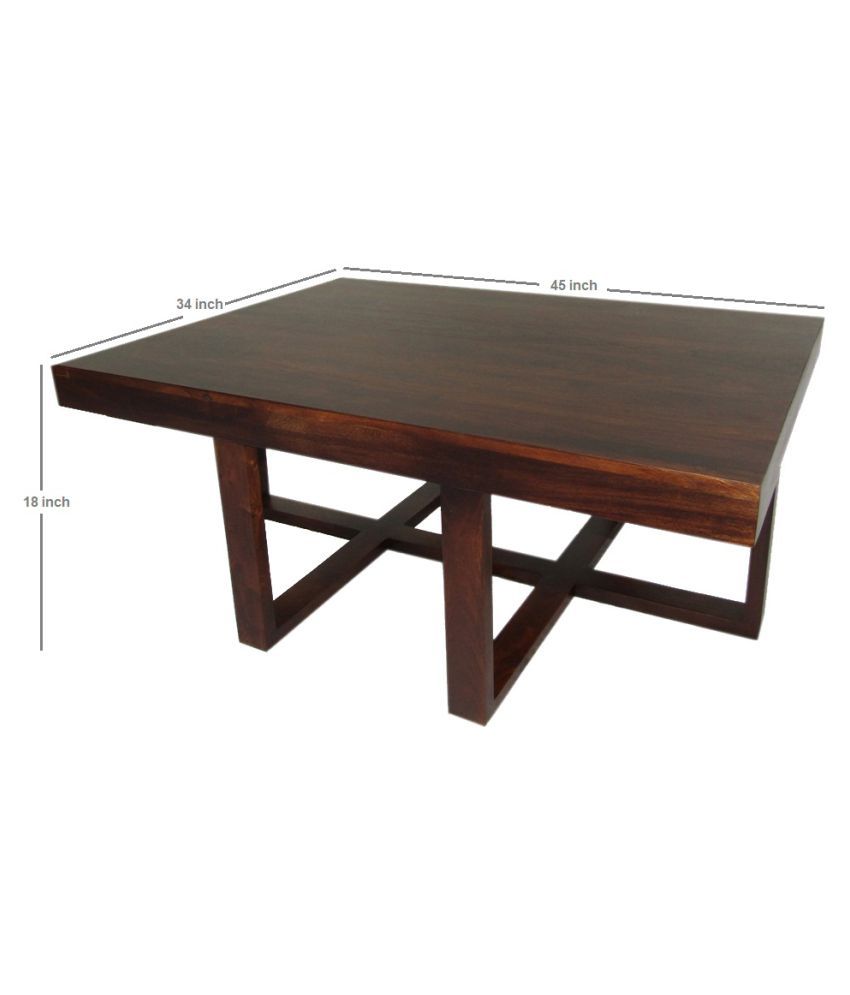 WoodFaber 6 Seater Coffee Table Stool Set Buy WoodFaber 6 Seater Coffee Table Stool Set Online