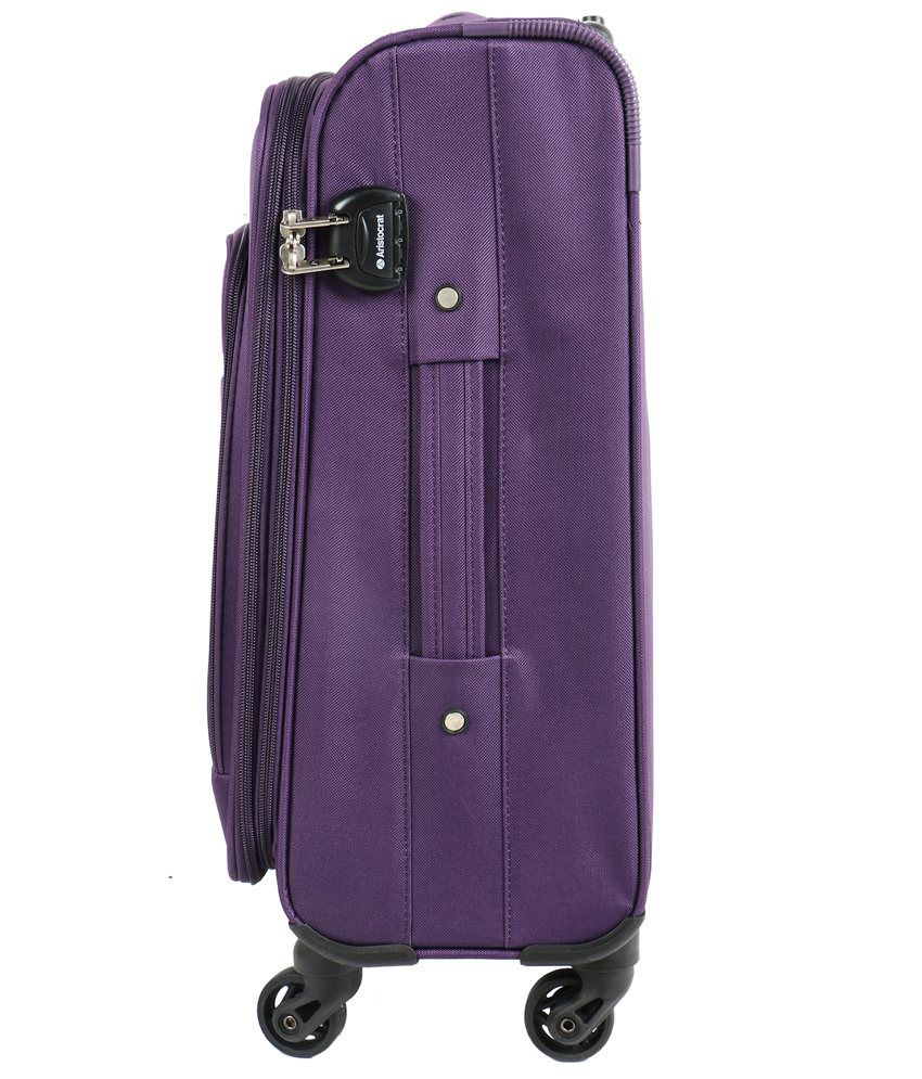 Aristocrat Purple Check-in S (Below 60cm) Luggage - Buy Aristocrat ...