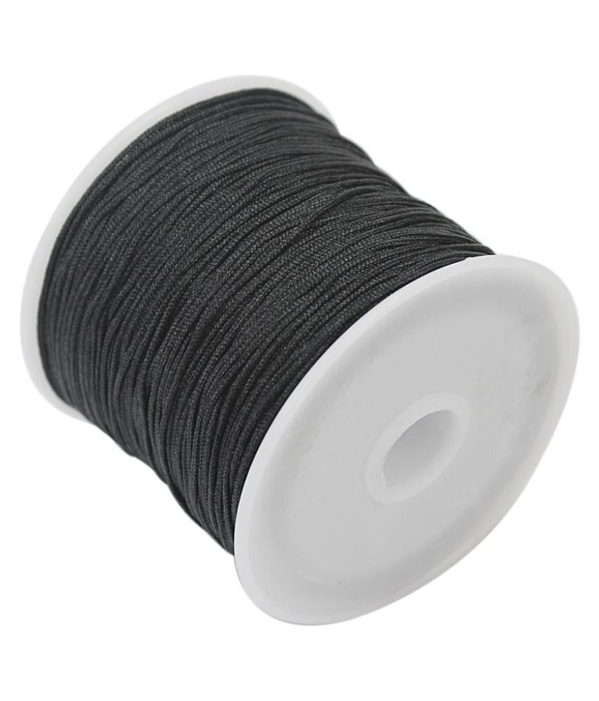 Inventive Black Thread 1.5 mm Cotton Cord 100 Mtrs Buy Online at