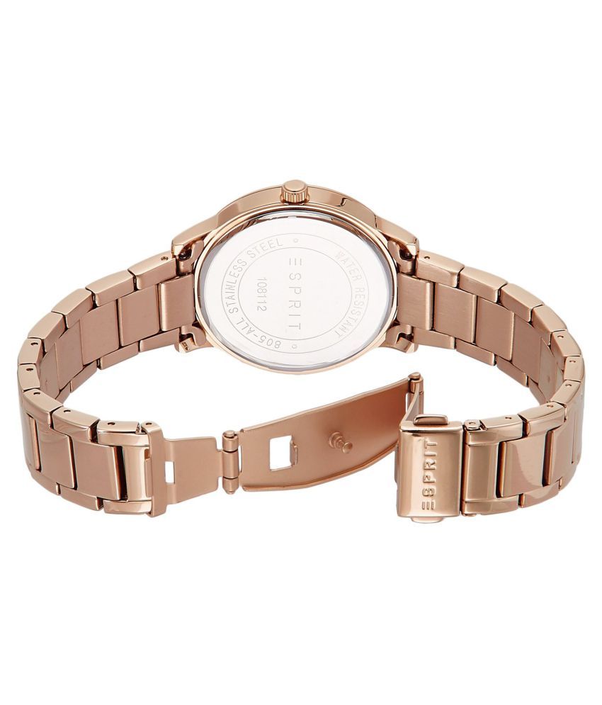 Esprit Rose Gold Analog Watch Price in India: Buy Esprit Rose Gold ...