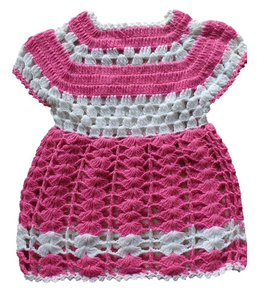 Baby girl woolen frock design Clearance