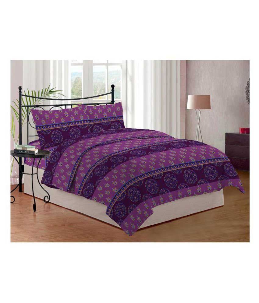 Bombay Dyeing Double Cotton Floral Bed Sheet Buy Bombay Dyeing Double