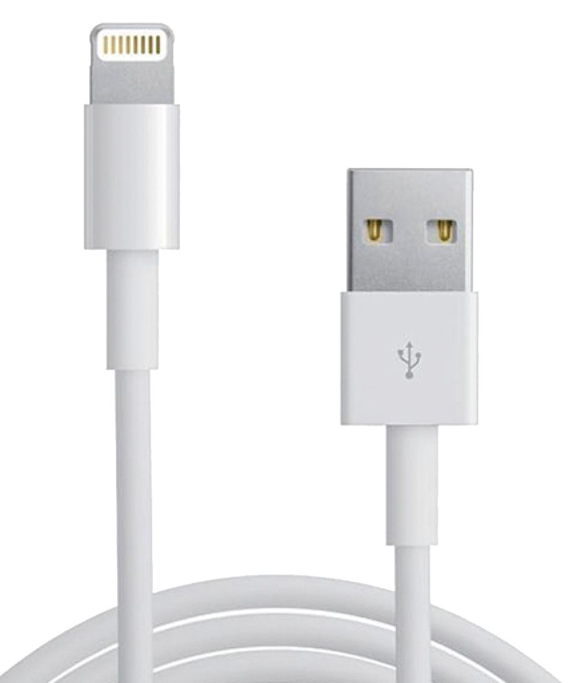    			Duisah iPhone 5/5S/6/6 Plus/6S/6S Plus/iPod 7/ iPad Air 1 USB Data Cable Cable White - 1.2