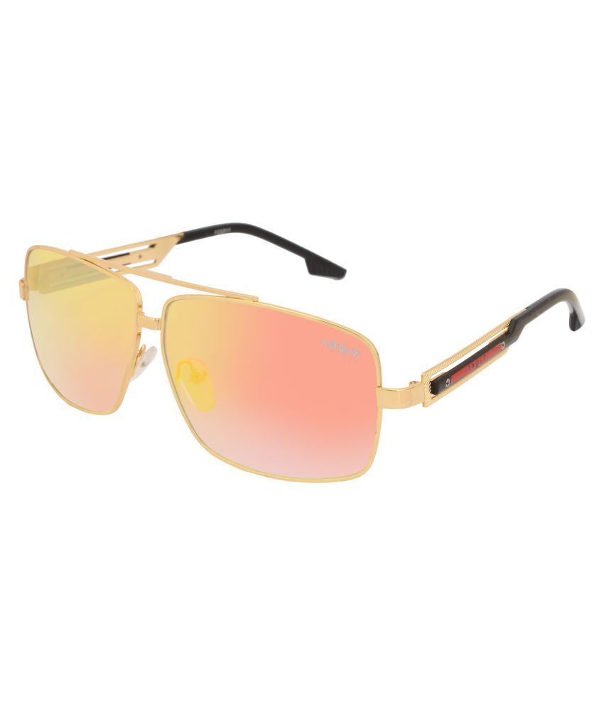 Tiger Eyewear Red Rectangle Sunglasses ( ) - Buy Tiger Eyewear Red ...