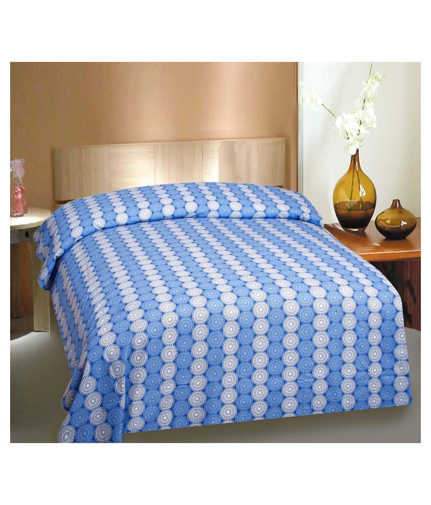     			Divine Casa Single Cotton Printed Bed Sheet