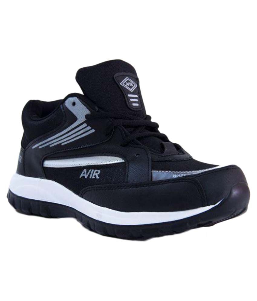 Buy Beerock Black Running Shoes 