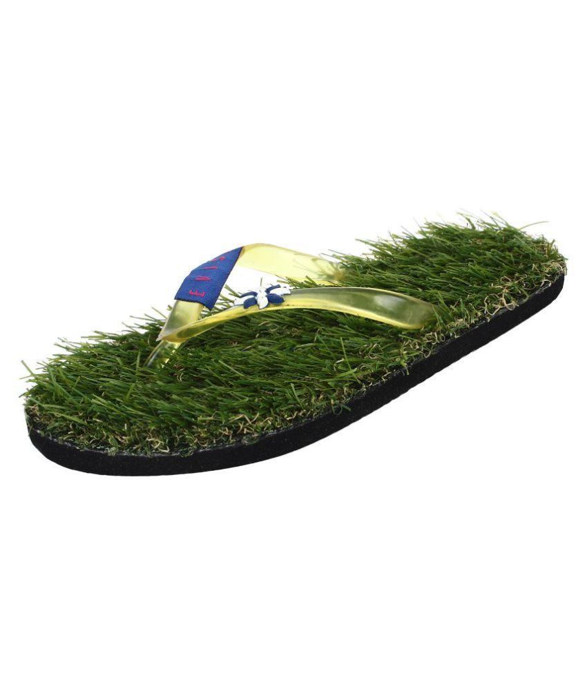 Evisan Green Slippers Price in India- Buy Evisan Green Slippers Online at Snapdeal