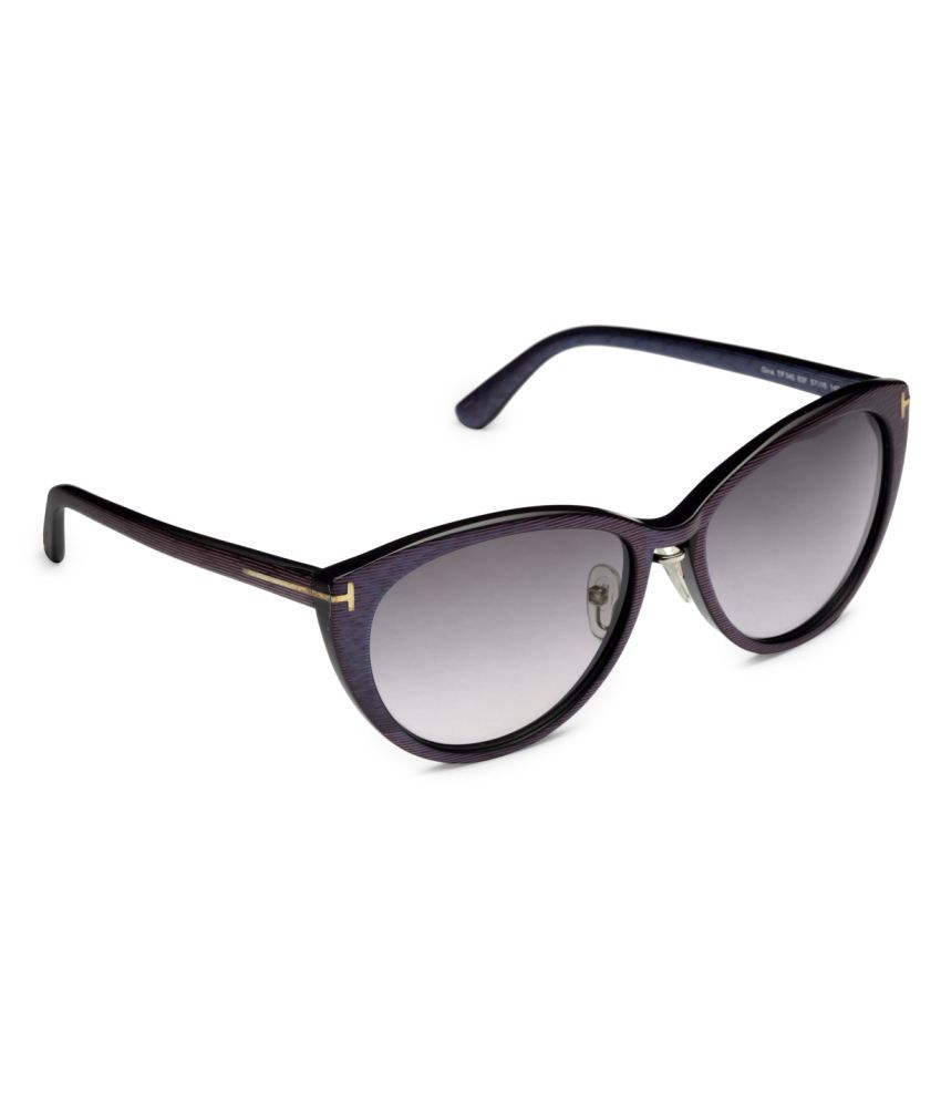 Tom Ford Grey Cat eye Sunglasses ( GINA 