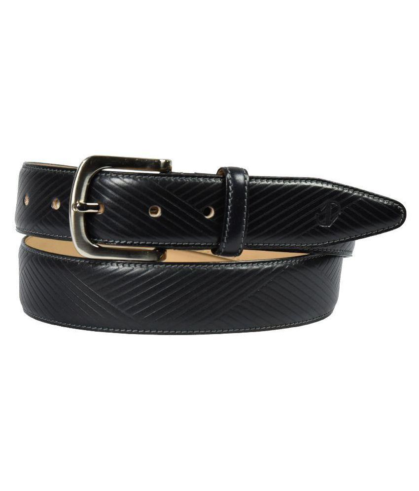 James Aston Black Leather Formal Belts: Buy Online at Low Price in ...