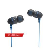 boAt BassHeads 200 In Ear Wired With Mic Earphones Blue