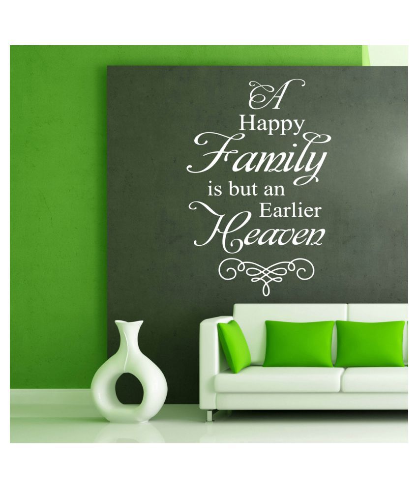     			Decor Villa Happy Family PVC Wall Stickers