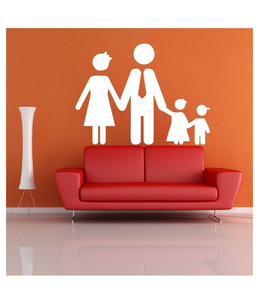     			Decor Villa Happy Family PVC Wall Stickers