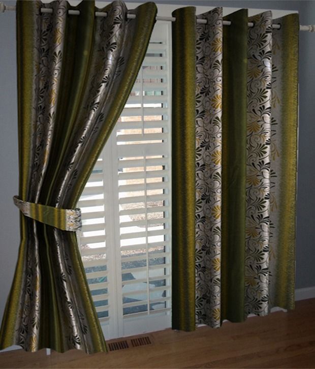 Homesense Set of 2 Eyelet Curtain Printed Multi Color Buy Homesense