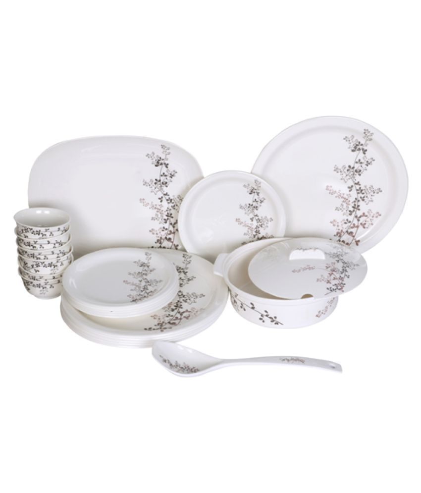 Borosil White Dinnerware Buy Online at Best Price in India Snapdeal
