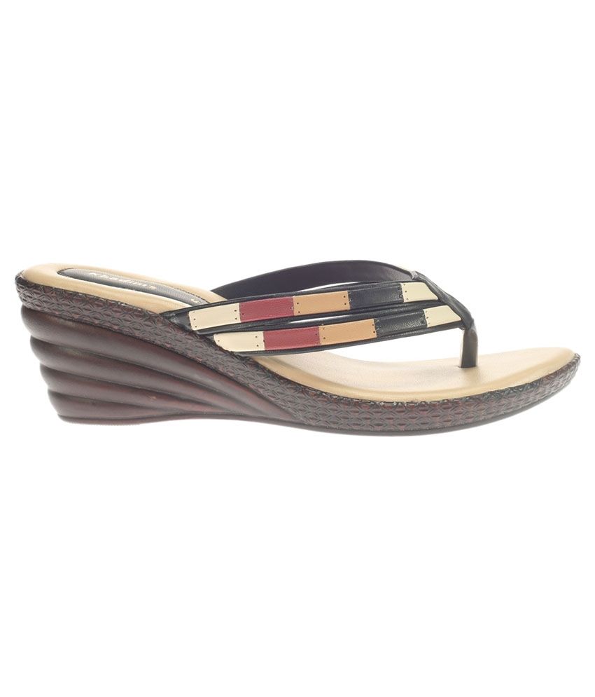 multi coloured wedges