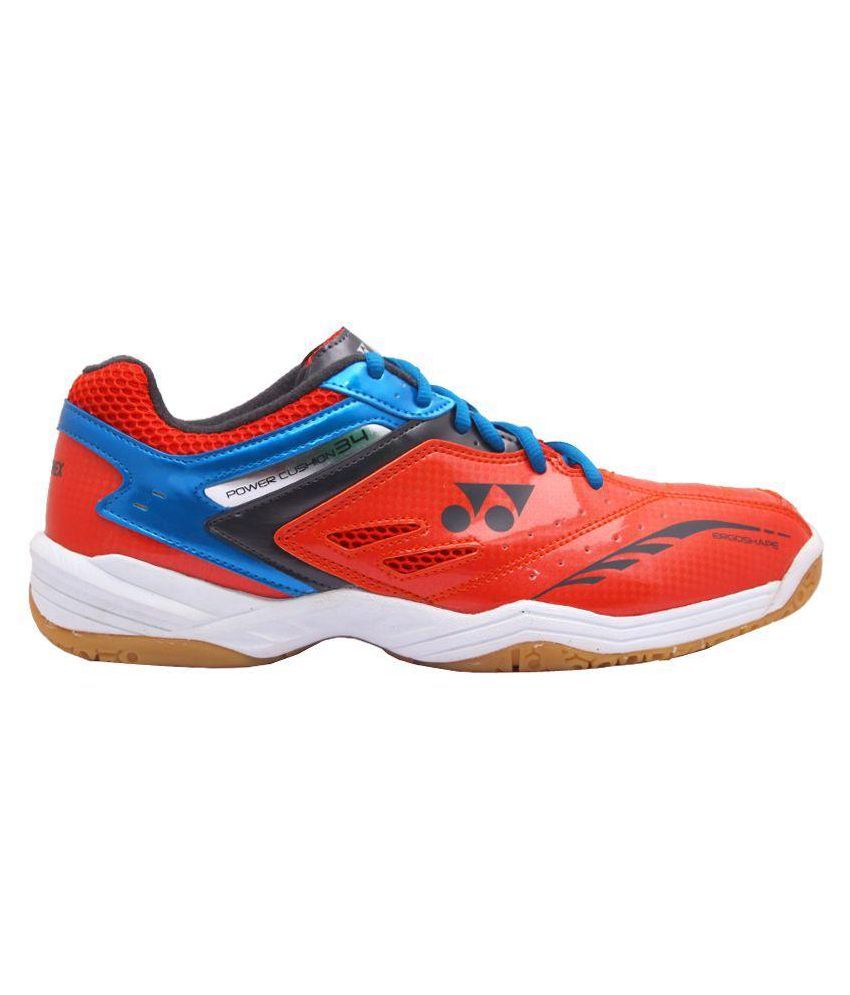 red yonex shoes
