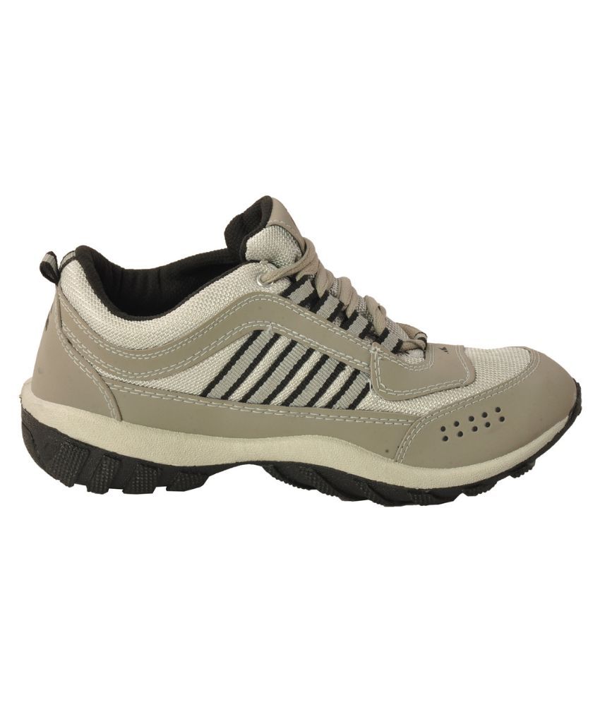 campus discovery beige running shoes