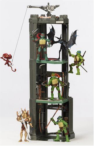 ninja turtle tower toy