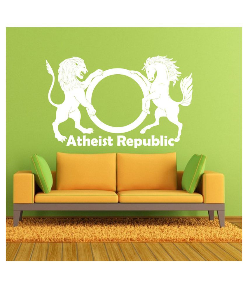     			Decor Villa Atheist Republic Vinyl Wall Stickers