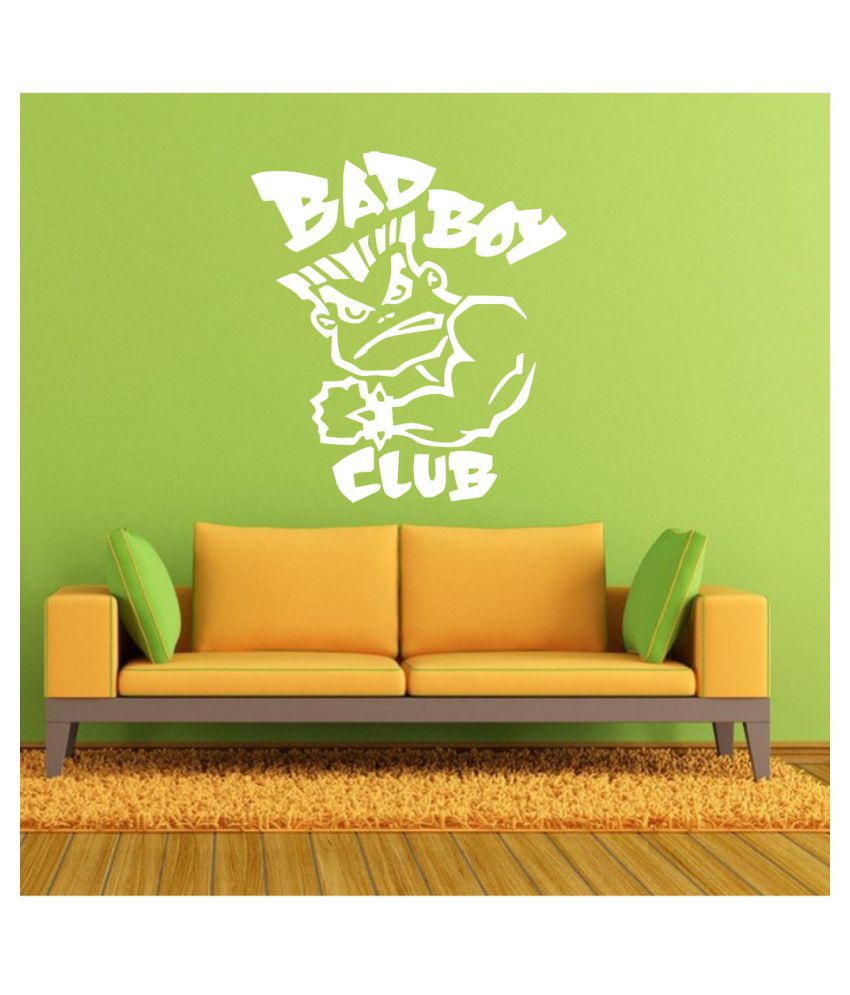     			Decor Villa Bad Boy Club PVC Wall Stickers