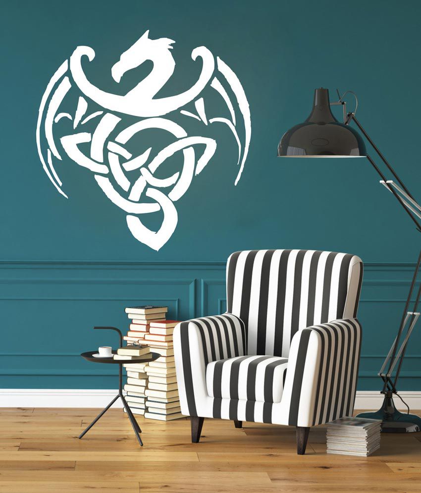     			Decor Villa Dragon Logo PVC Wall Stickers