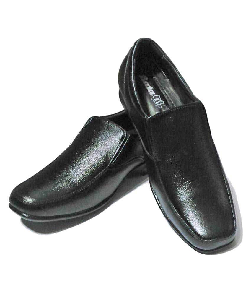 Bata Black Office Genuine Leather Formal Shoes Price in