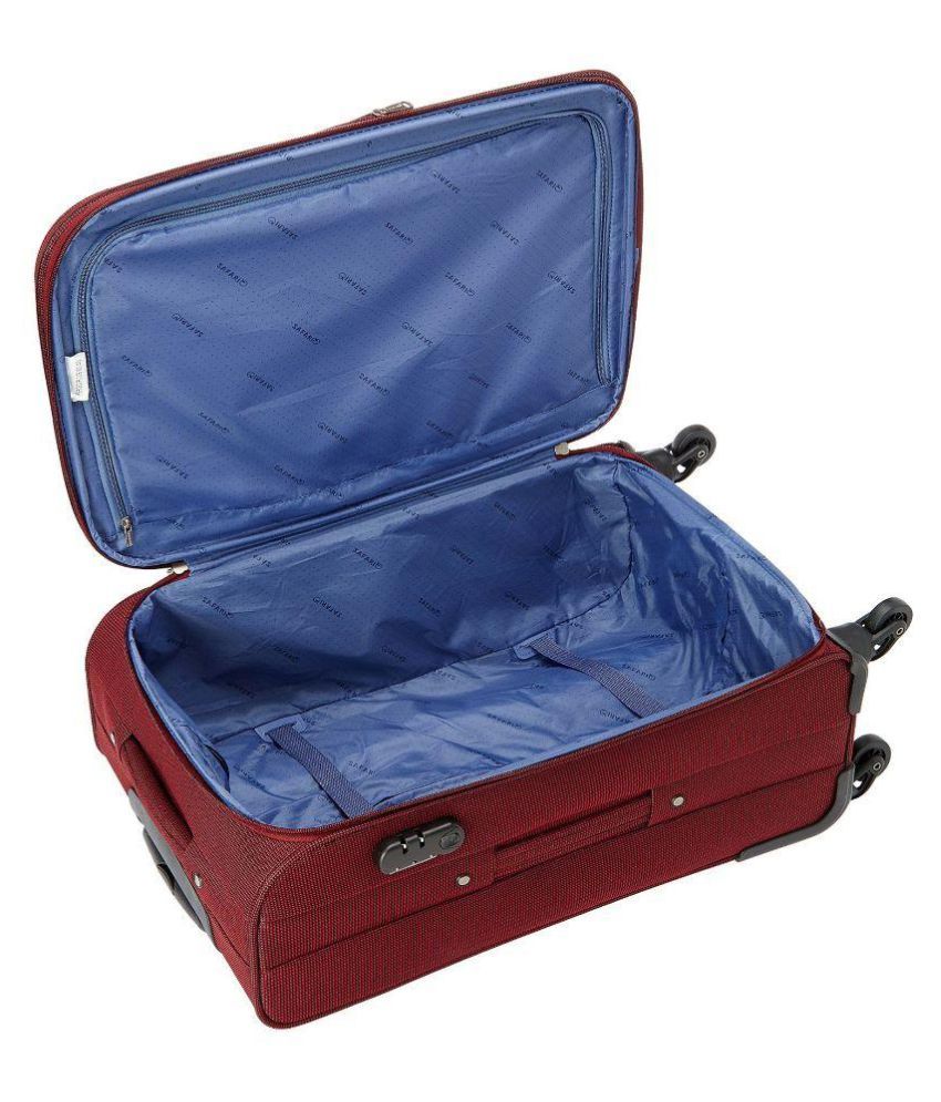 safari medium check in luggage