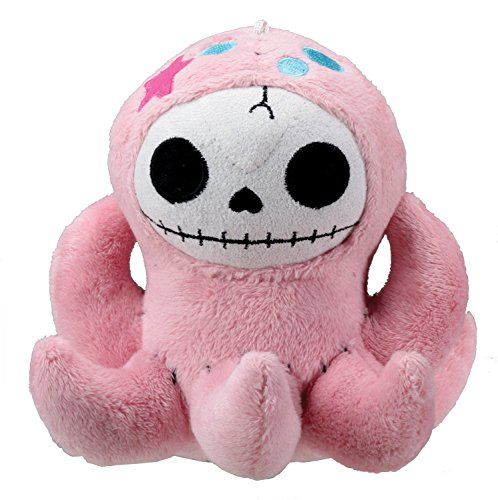 stuffed pink octopus