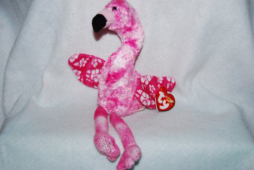 pink flamingo ty beanie baby