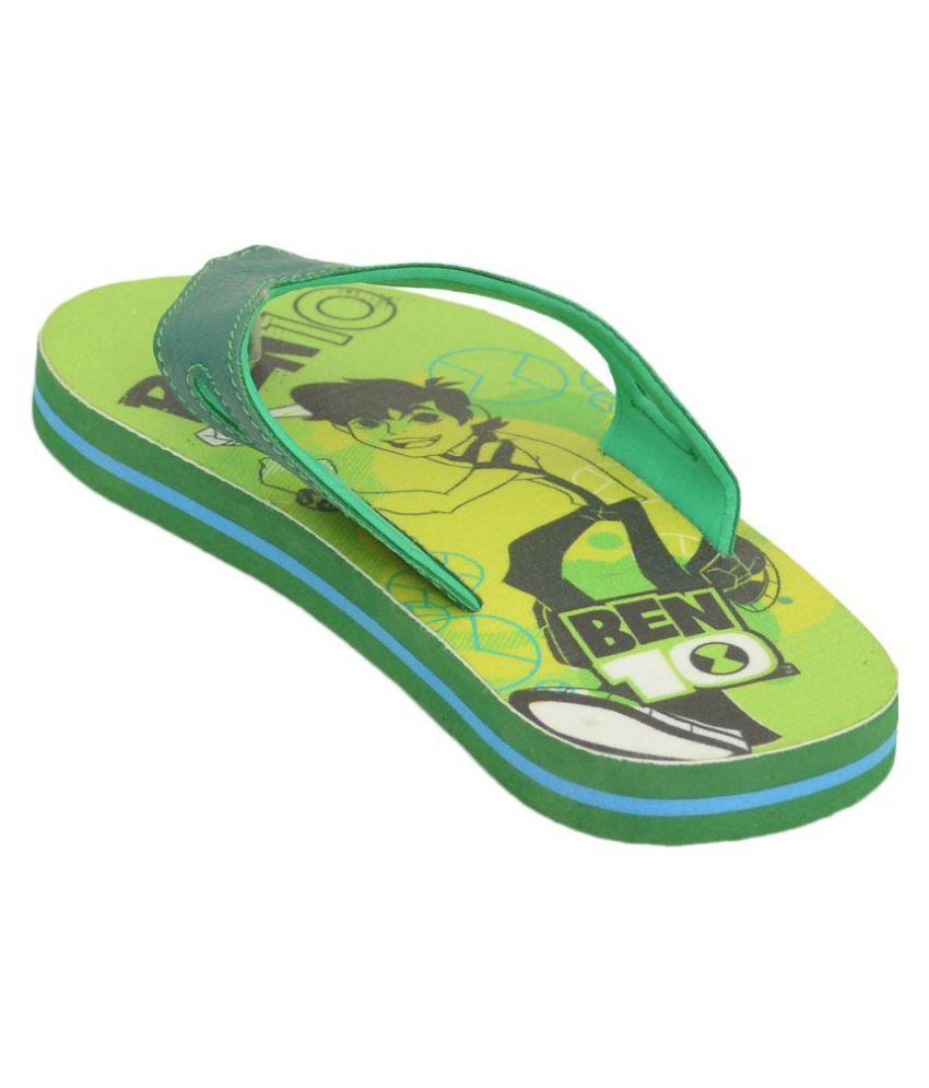 Ben 10 Green Slippers Art BEN15001LTGREEN Price in India- Buy Ben 10 ...