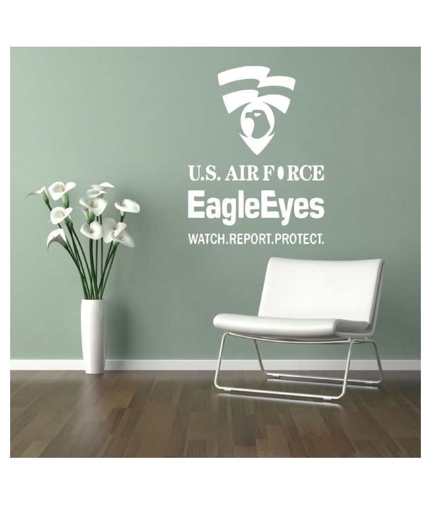     			Decor Villa Eagle Eyes PVC Wall Stickers