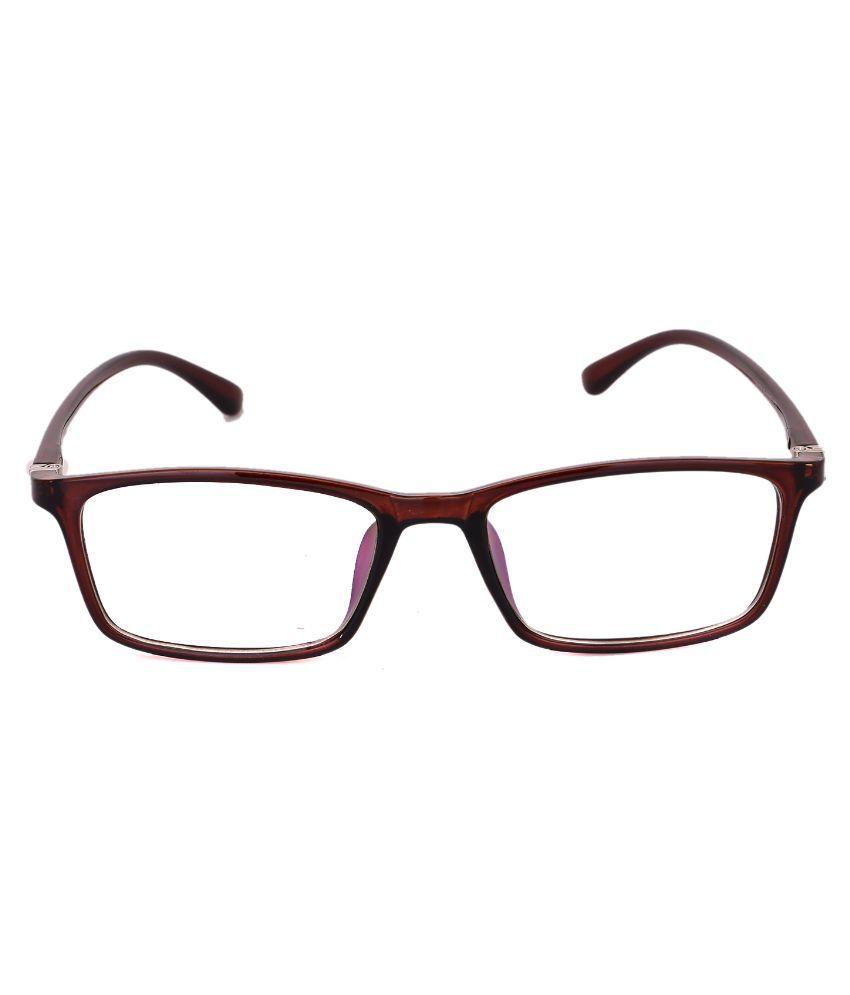 Rose Line Brown Rectangle Spectacle Frame 81729 - Buy Rose Line Brown ...
